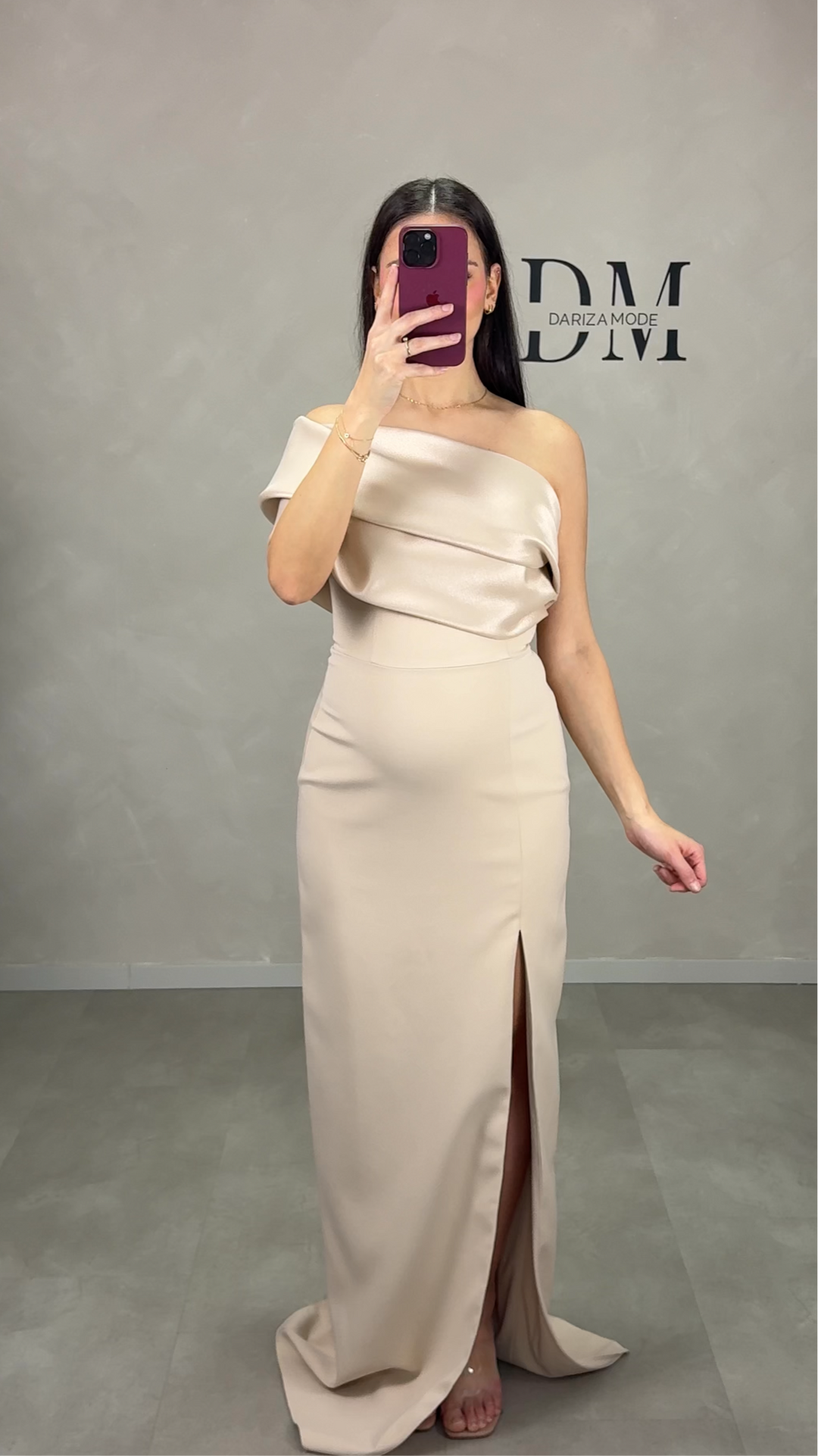Nazar Abendkleid Beige