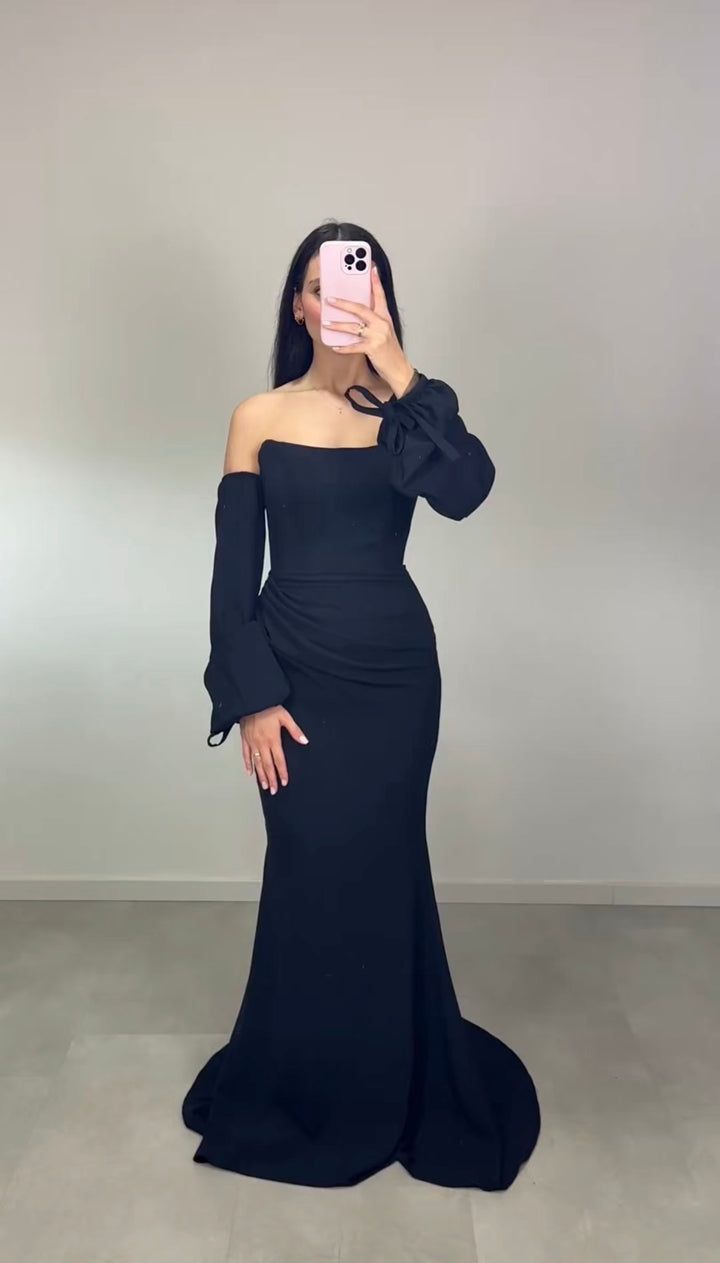 Viyan Abendkleid Schwarz