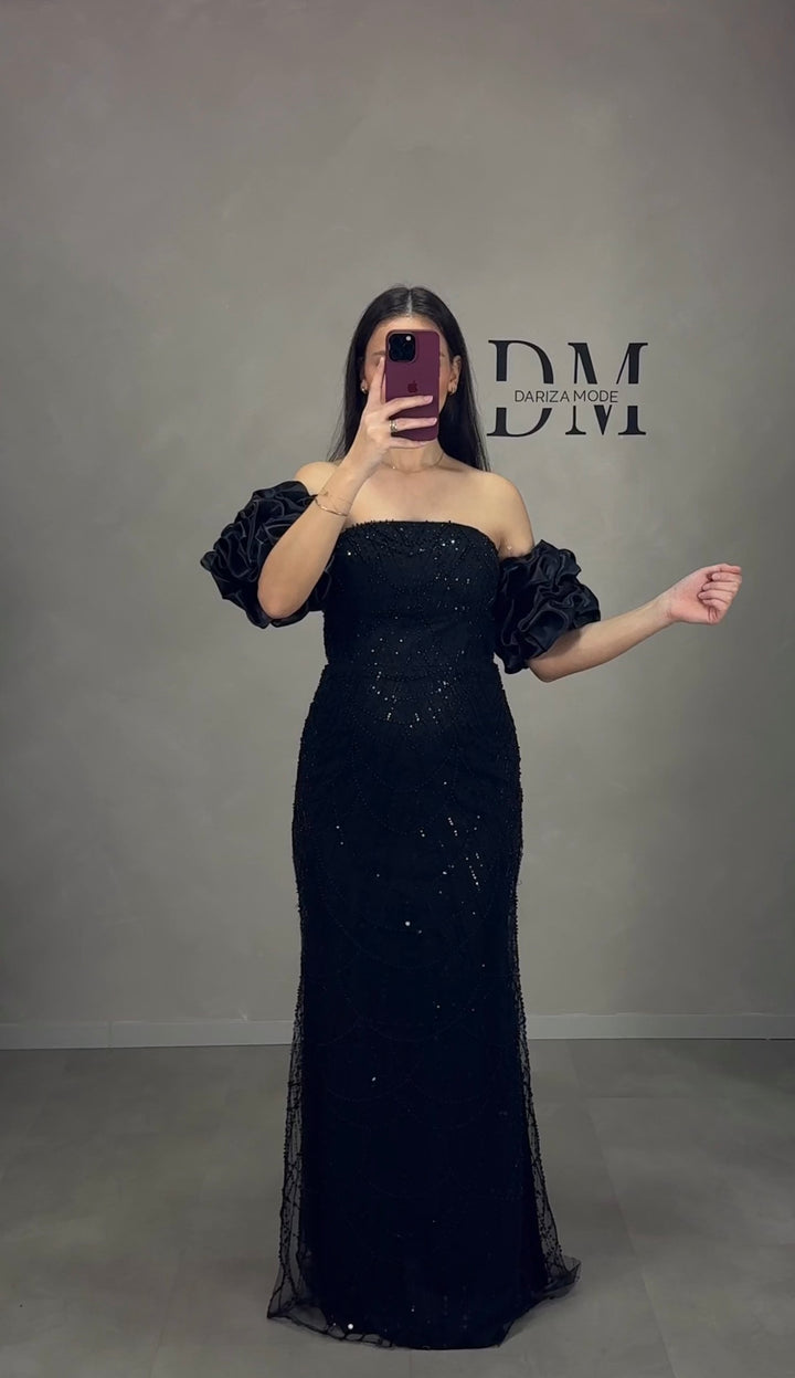 Duru Abendkleid Schwarz