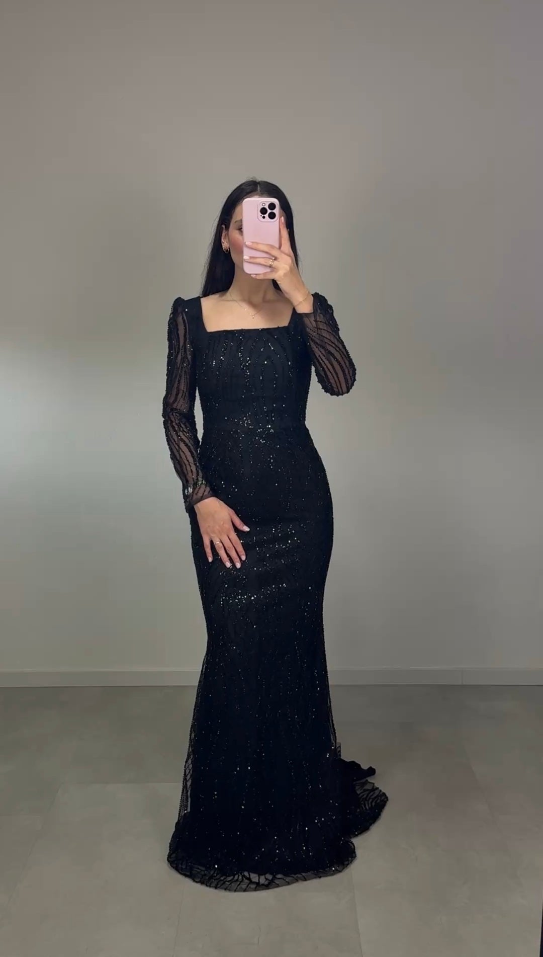 Efil Abendkleid Schwarz