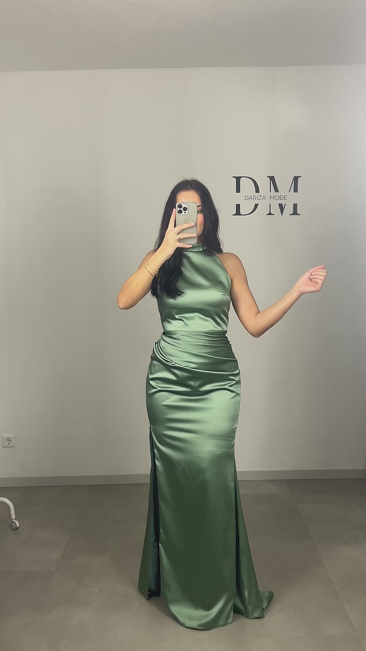 Hira Evening Dress Mint Green