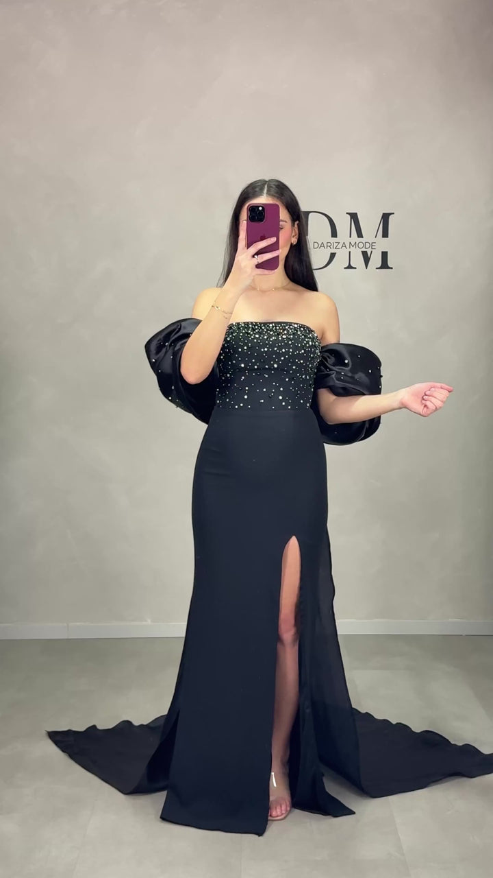 Irem Abendkleid Schwarz