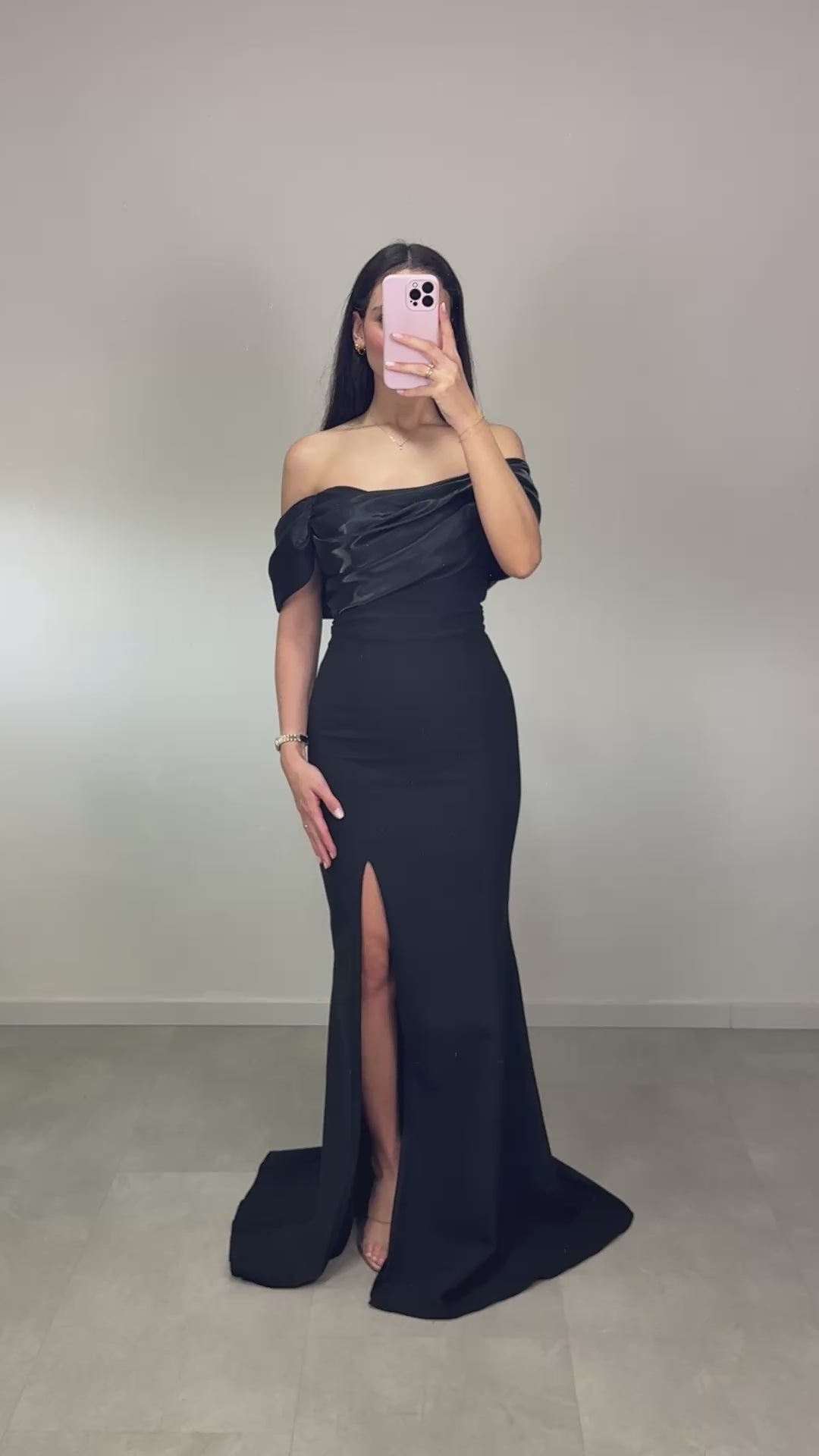 Liyana Abendkleid Schwarz